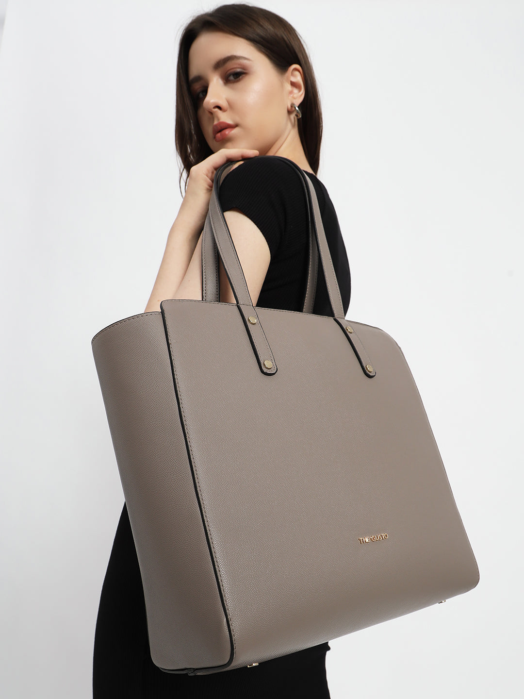 Beyond+ Tote with Zipper Clay