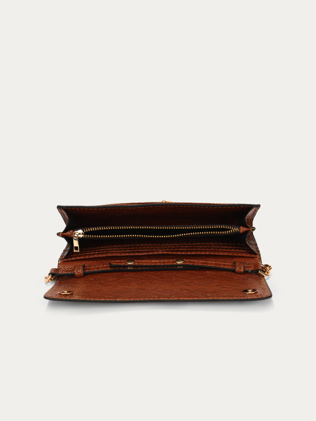 Zeena Wallet Sling Tan