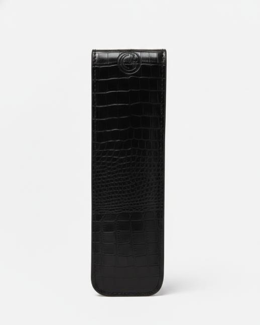 Parker Stationery Case - Croco Black