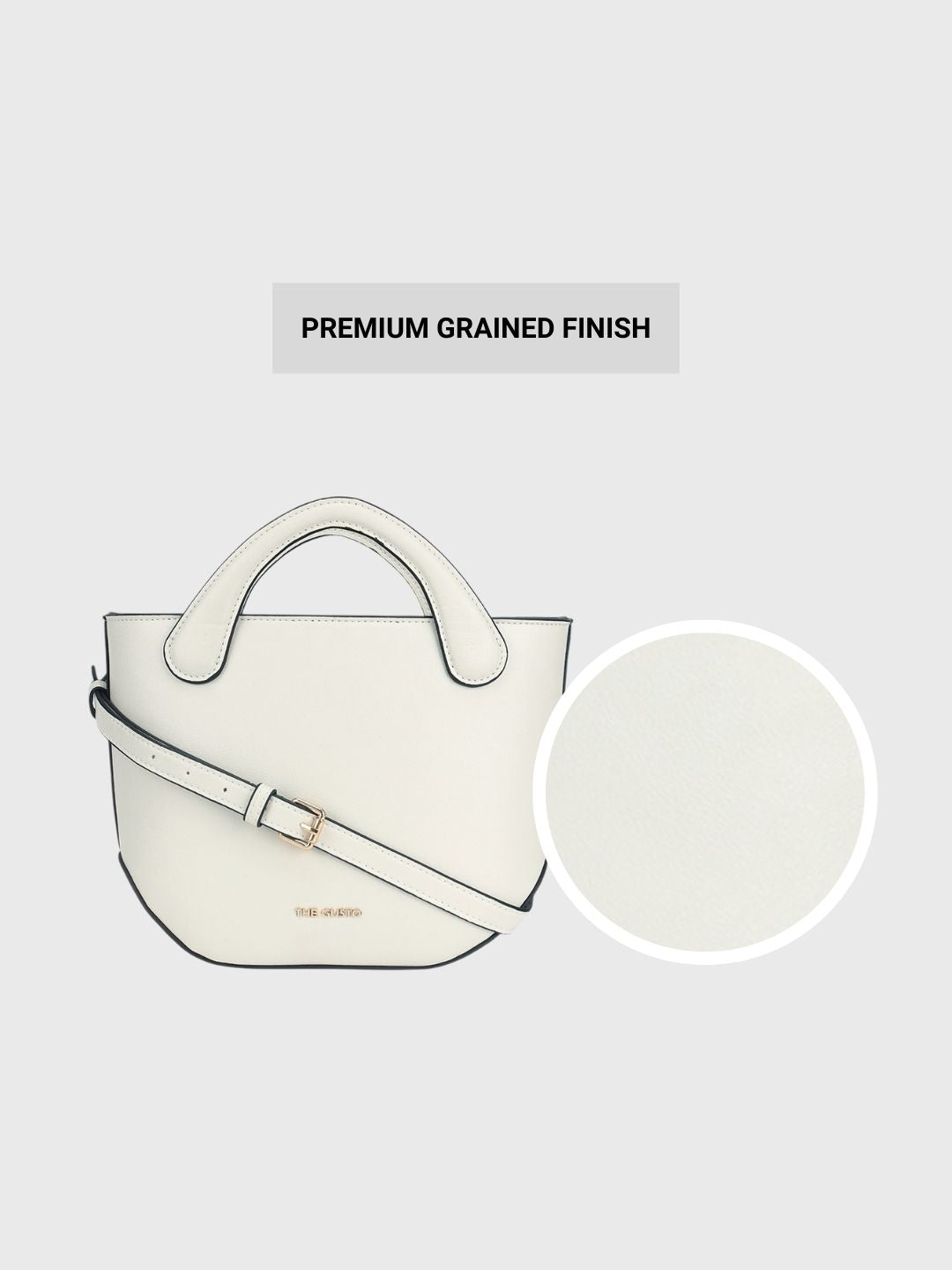 Playdate Rose Mini Sling - White and Black Shimmer