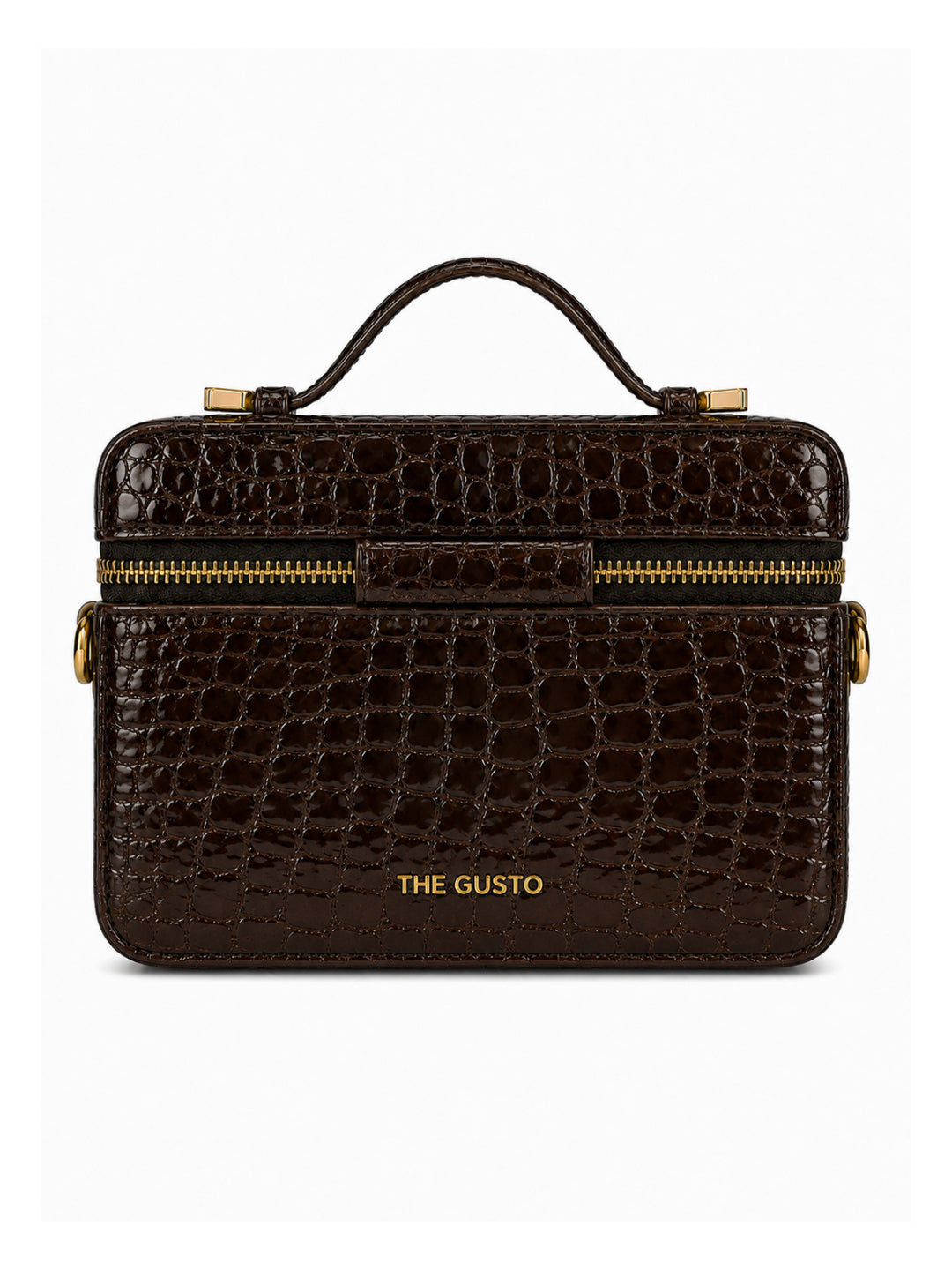 Bento Mini Croco - Brown