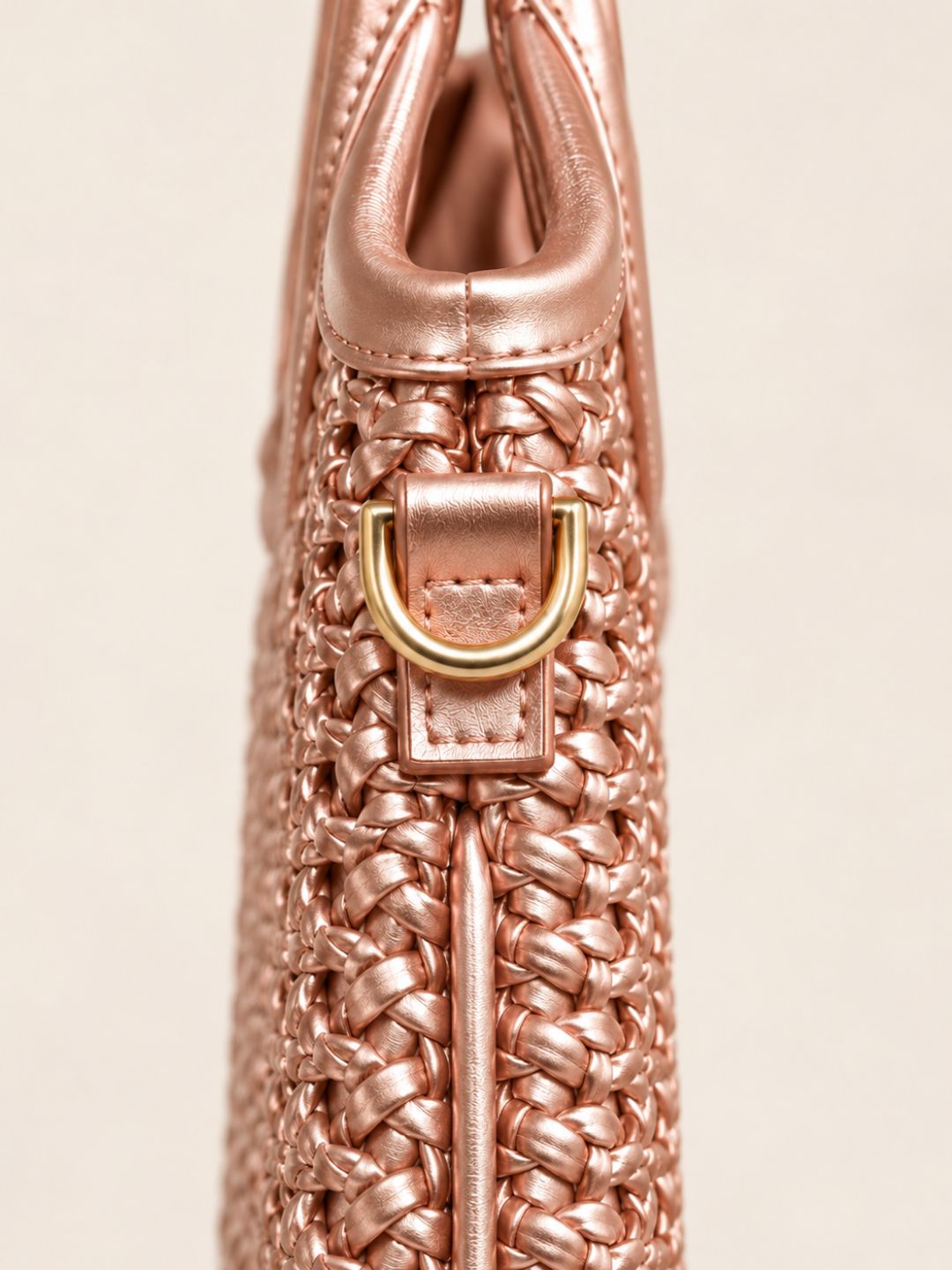 Moon Ring Clutch - Rose Gold