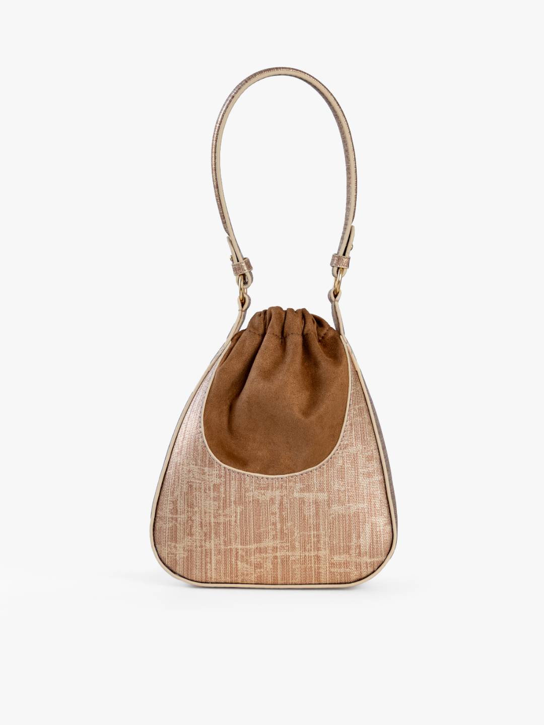 Echo Bucket Bag Gold Tan