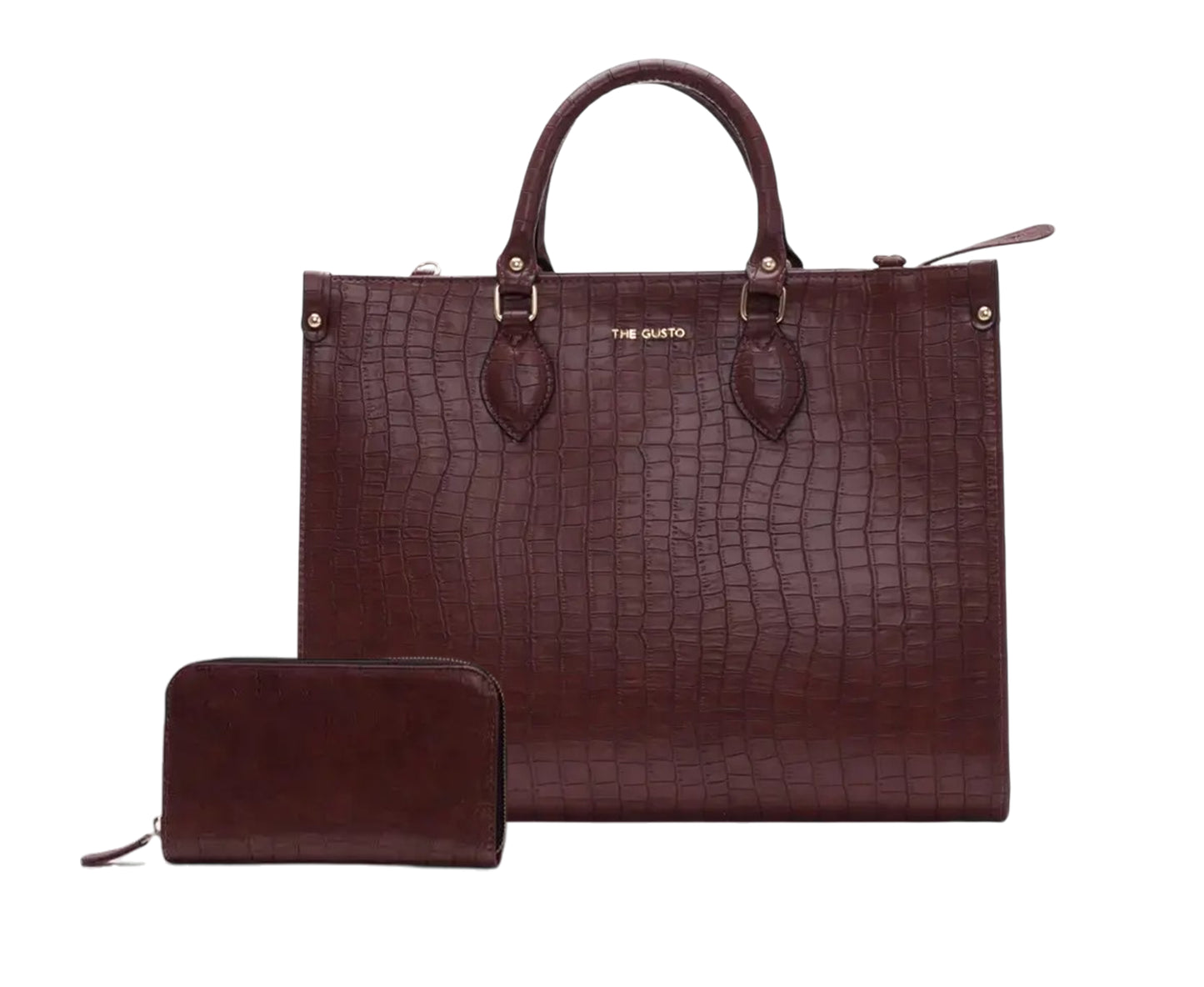 Celeste Tote and Wallet Combo Wine