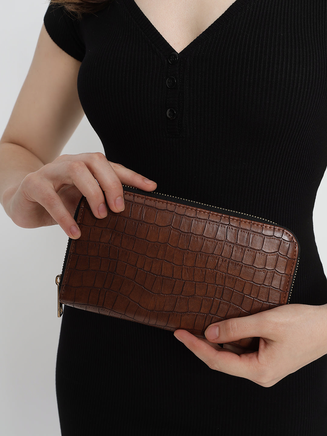 Colossal Tote and Wallet Combo Tan