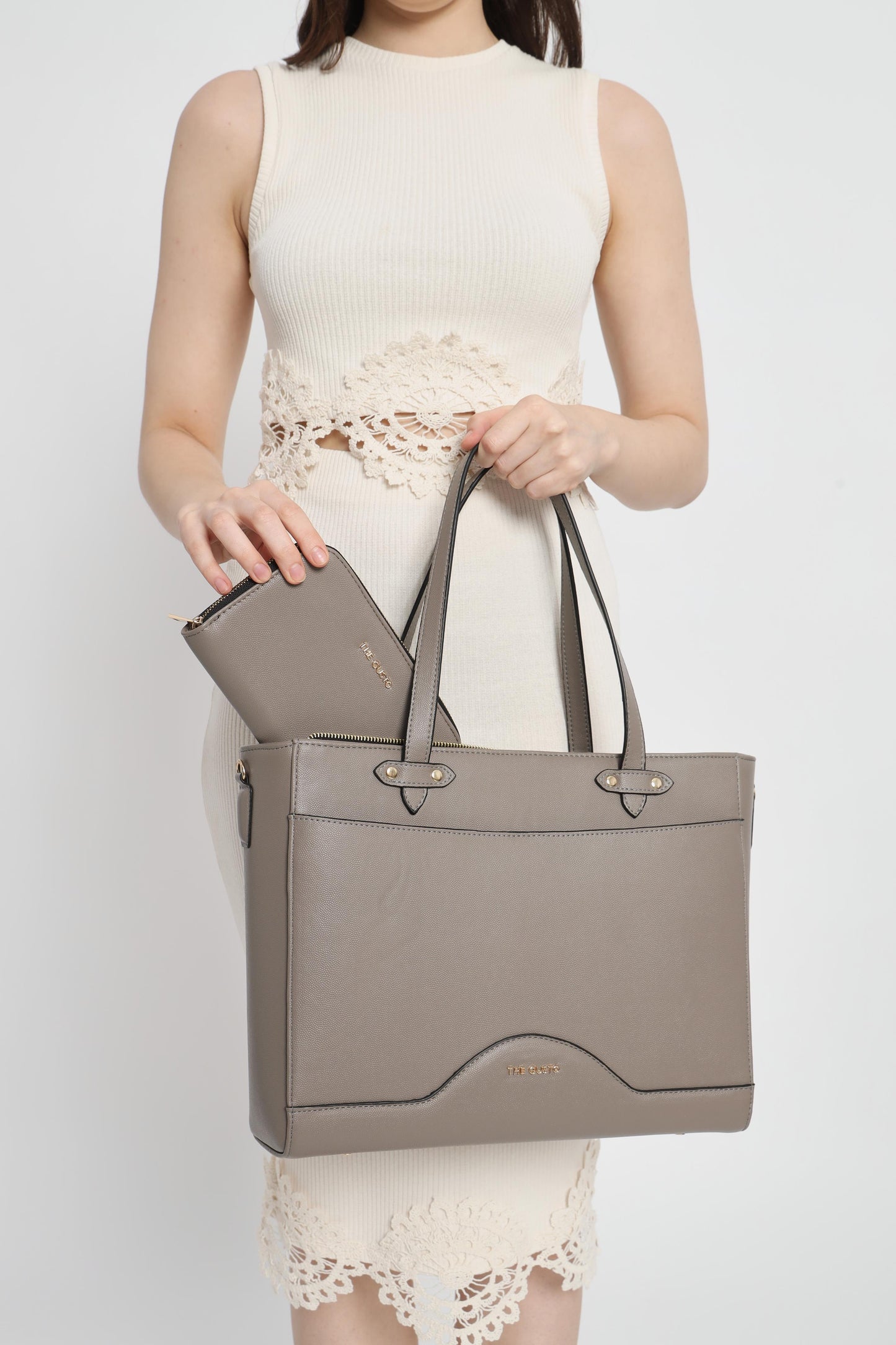 Ardor Tote Clay + Wallet Clay (Grained)