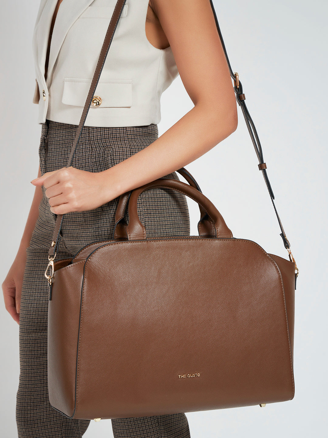 Denice Tote - Coffee Brown