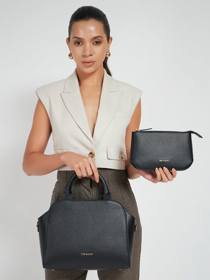 Denice Mini Sling Combo with Utility Pouch - Black