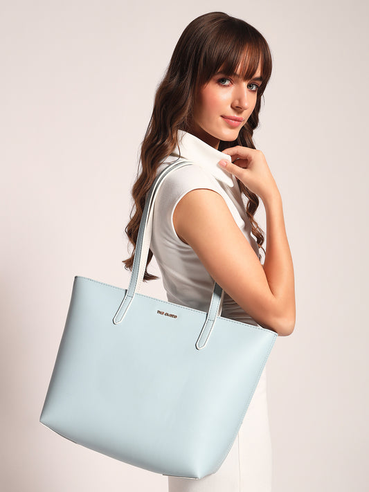 The Urbane Tote Light Blue