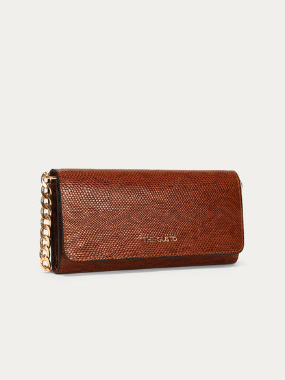 Zeena Wallet Sling Tan