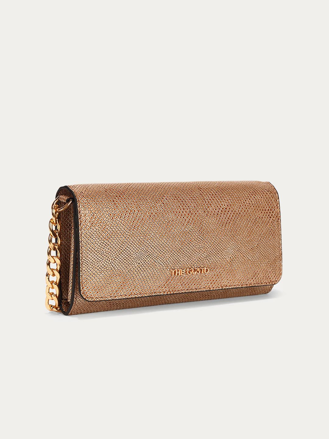 Zeena Wallet Sling Gold