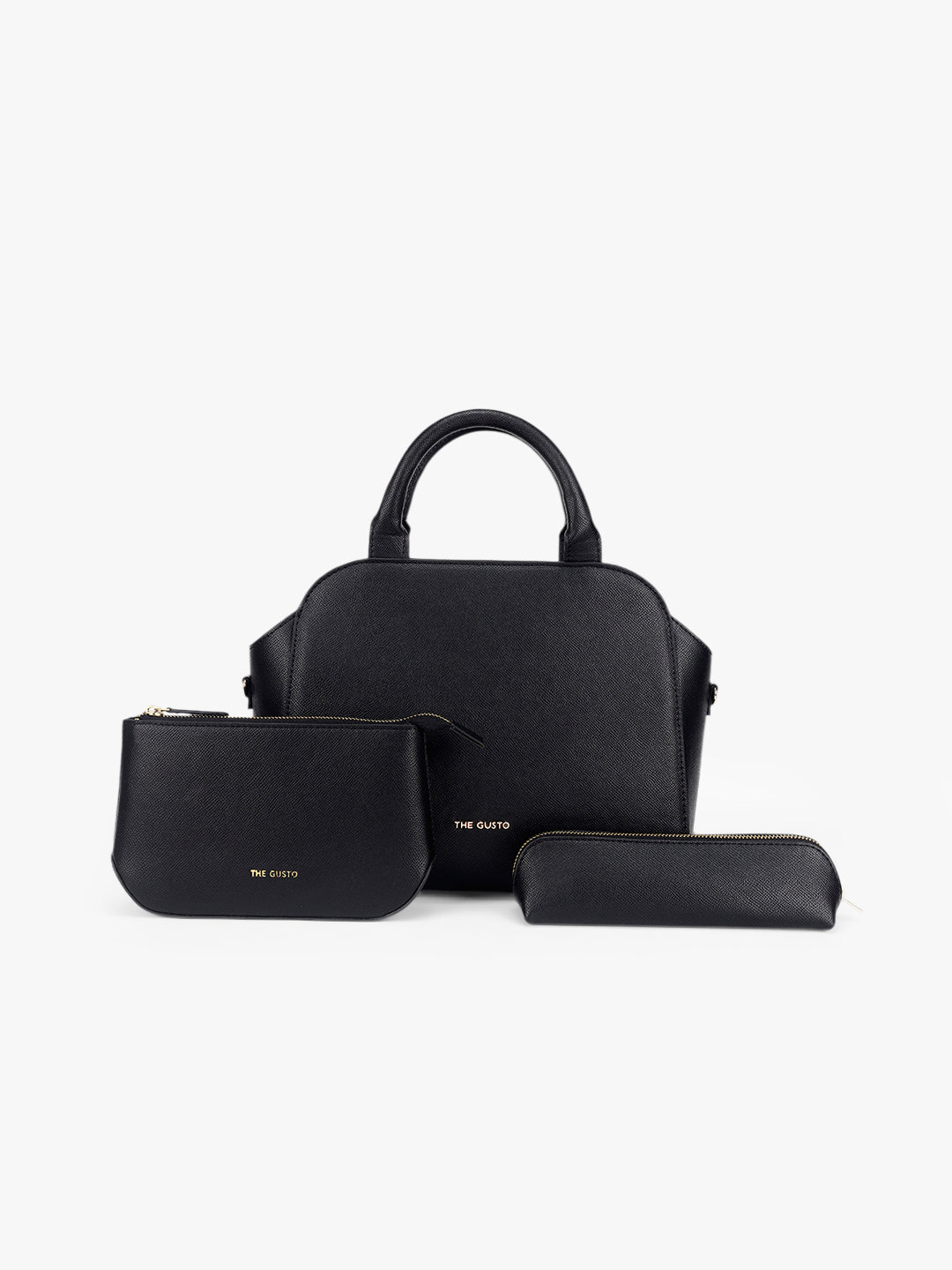 Denice Mini Sling Combo with Utility Pouch and Pencil Pouch - Black