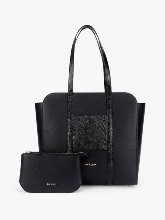 Nexus Tote Combo with Utility Pouch - Black