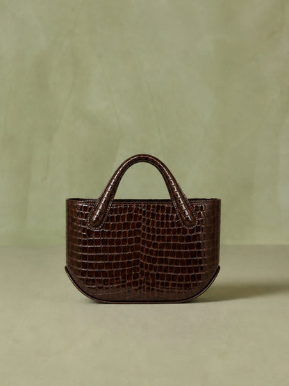 Playdate Mini Croco Brown