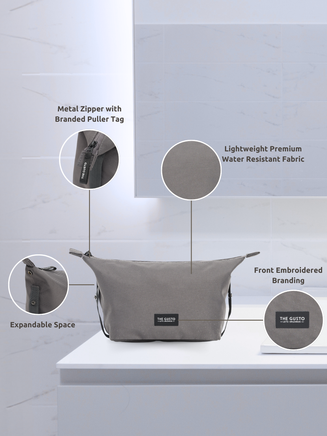 Amaze Pouch - Slate Grey