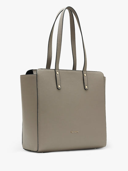 Beyond+ Grained Tote with Zipper Clay + Cosmos Pouch Combo