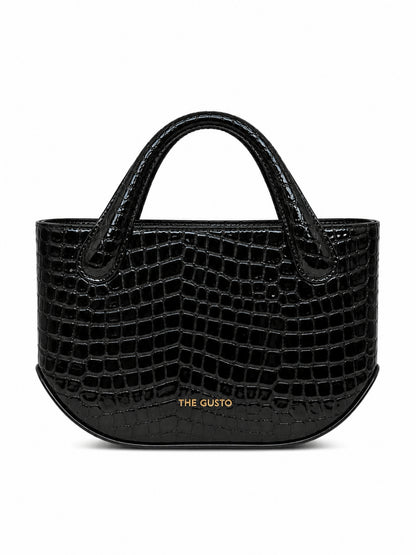 Playdate Mini Croco Black