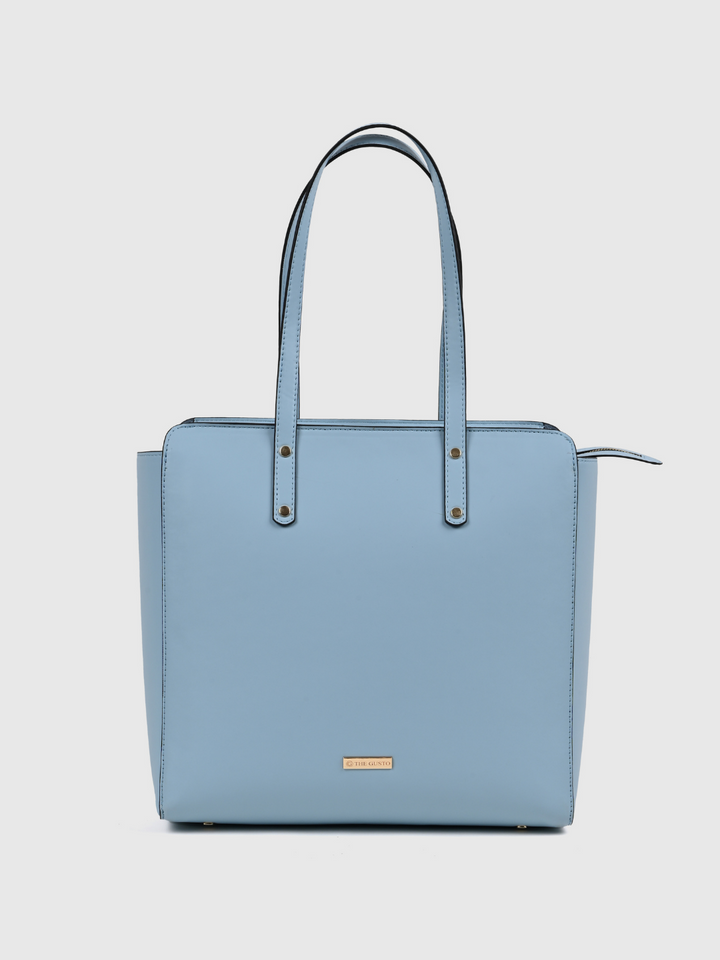 Beyond+ Tote with Zipper Light Blue
