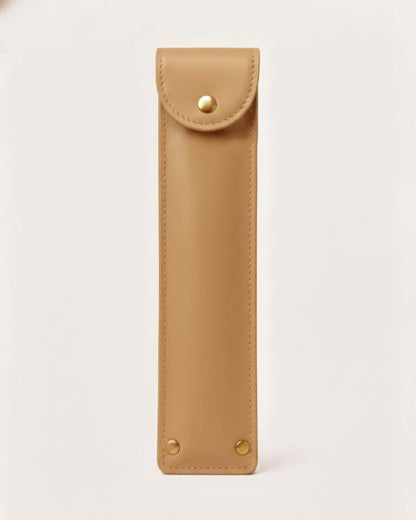 Riveted Stationery Case - Beige