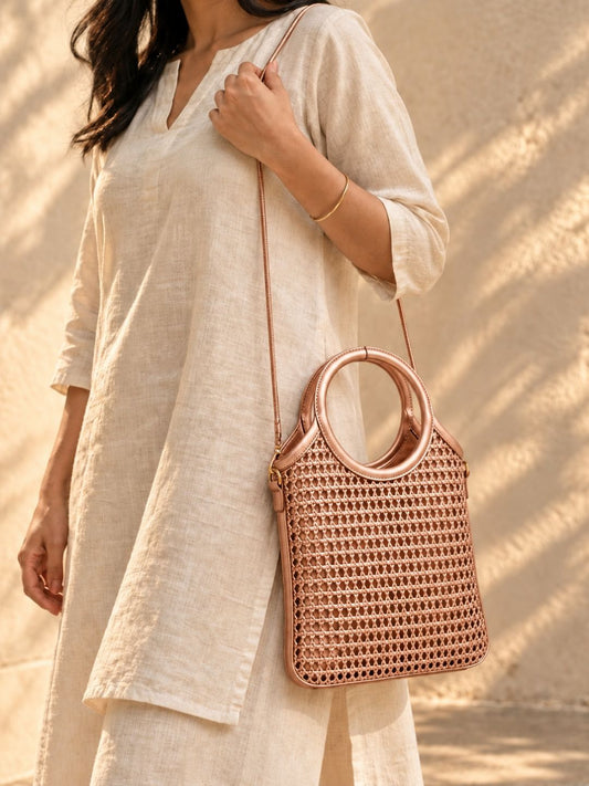 Moon Ring Clutch - Rose Gold