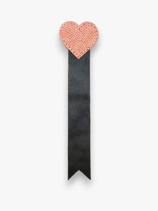 Valentine Heart Bookmark - Pink