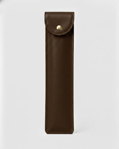 Riveted Stationery Case - Coffee Brown