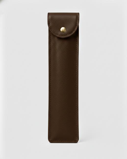 Riveted Stationery Case - Coffee Brown
