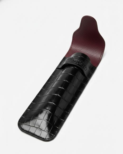 Parker Stationery Case - Croco Black