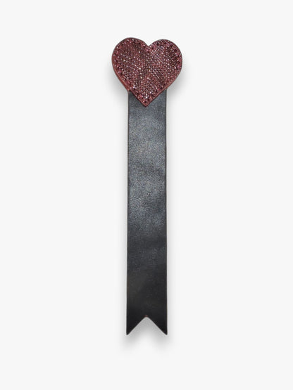 Valentine Heart Bookmark - Wine