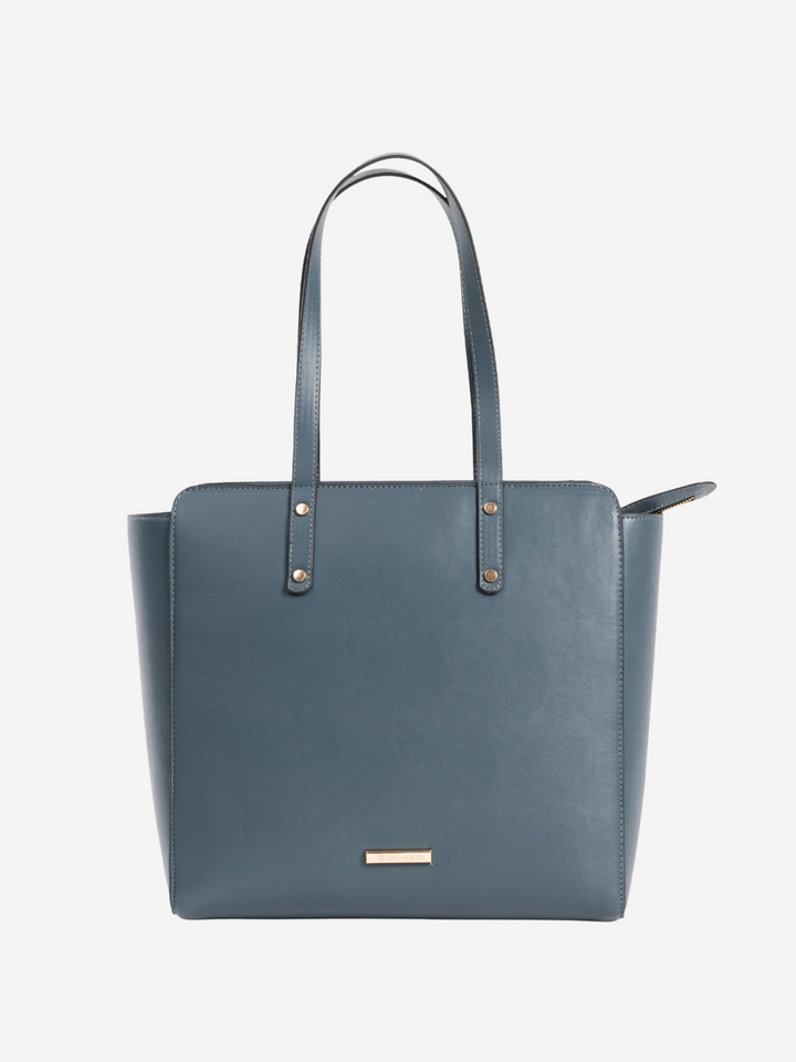Beyond+ Tote with Zipper Moss Blue