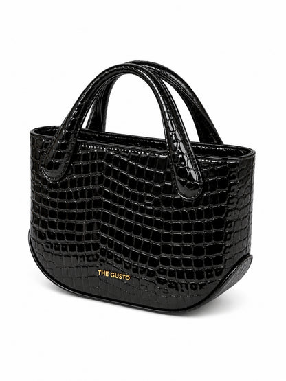 Playdate Mini Croco Black