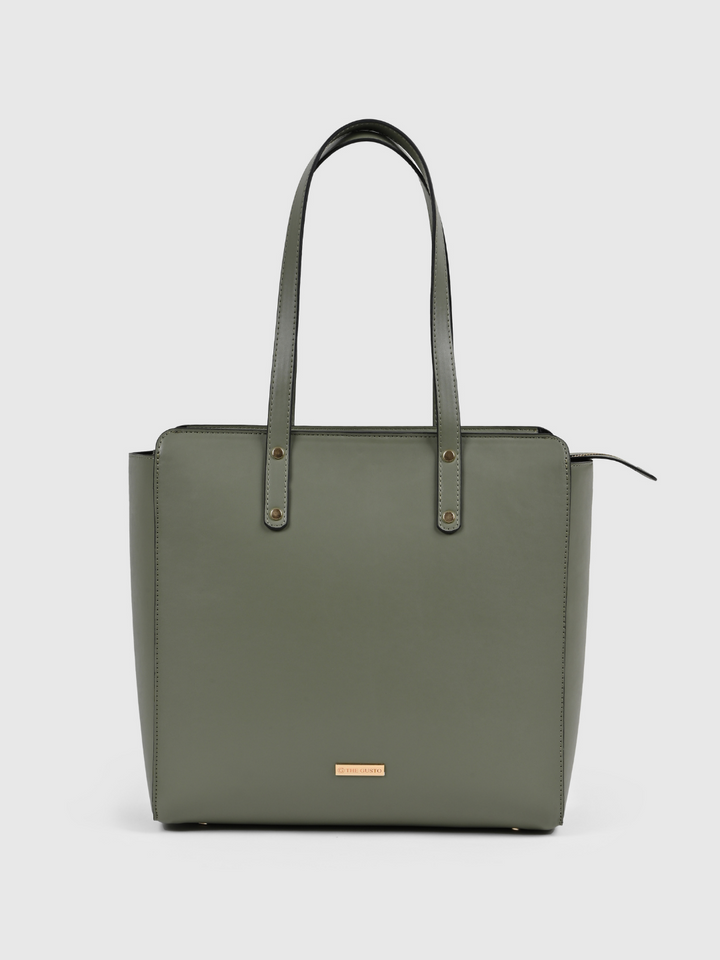 Beyond+ Tote with Zipper Sage Green