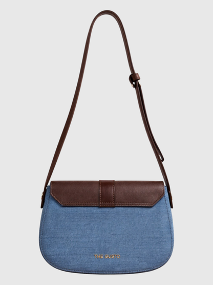 Orbit Sling - Light Denim and Coffee Brown