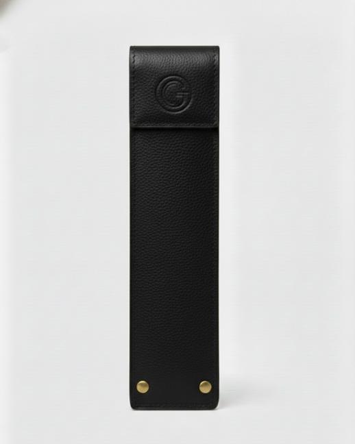 Riveted Stationery Case - Black