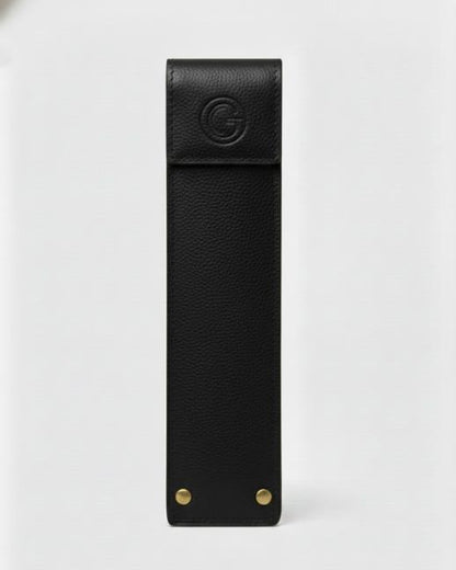 Riveted Stationery Case - Black