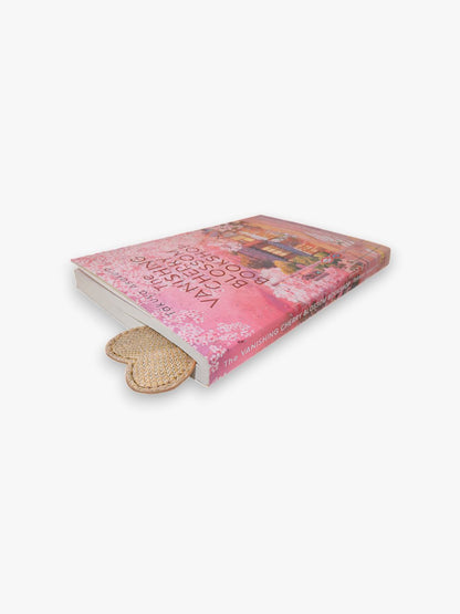 Valentine Heart Bookmark - Gold