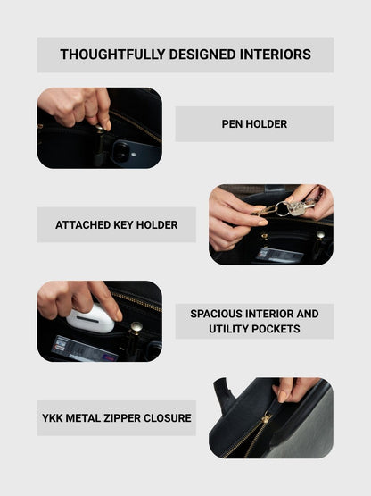 Denice Tote - Coffee Brown