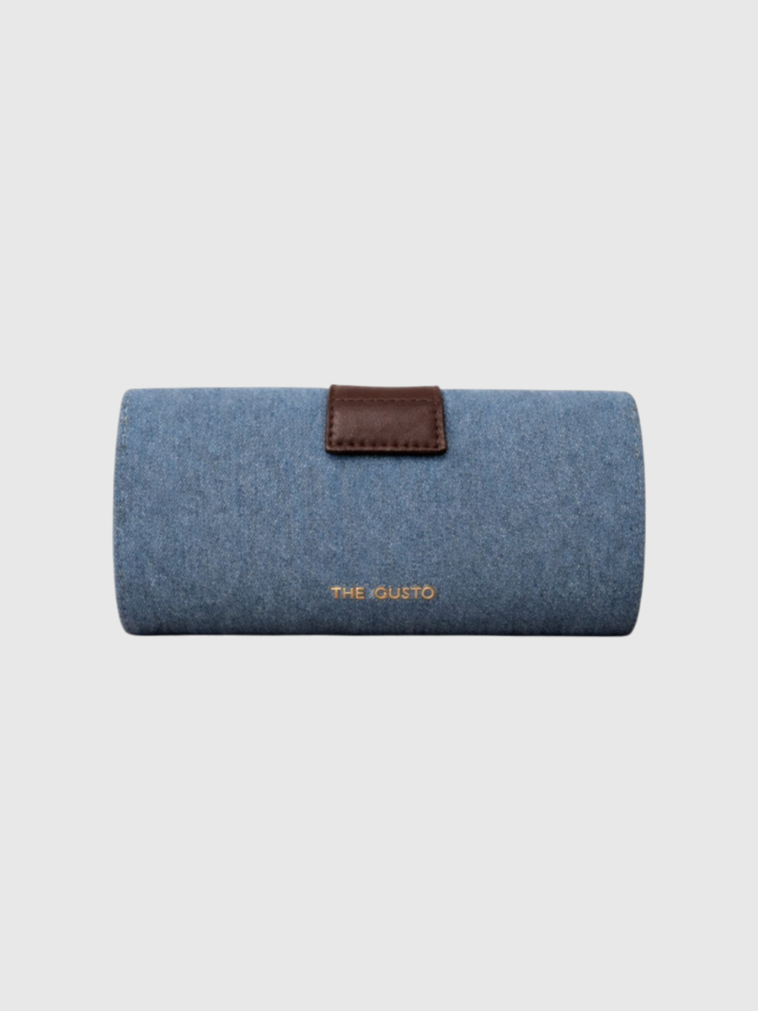 Barrel Clutch - Denim