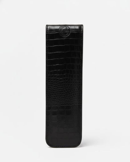 Parker Stationery Case - Croco Black
