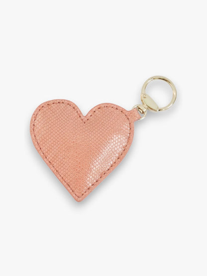 Valentine Heart Keyring - Pink