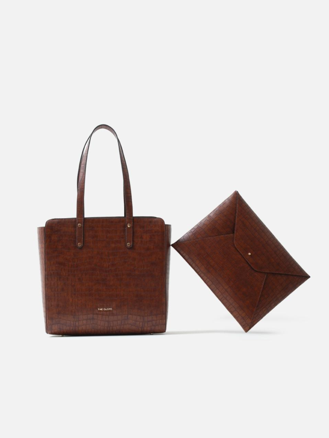 Beyond+ Croco Tote & Grace laptop Sleeve Combo