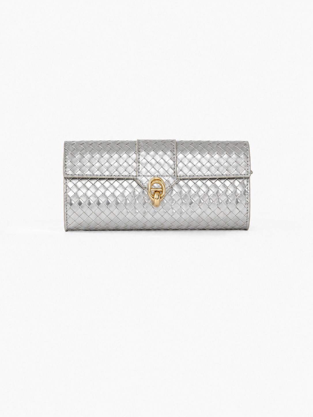 Barrel Clutch/Sling Silver