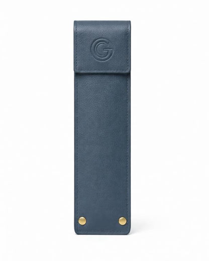 Riveted Stationery Case - Moss Blue