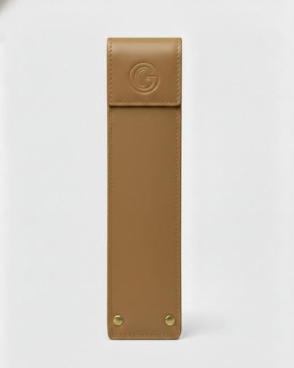 Riveted Stationery Case - Beige