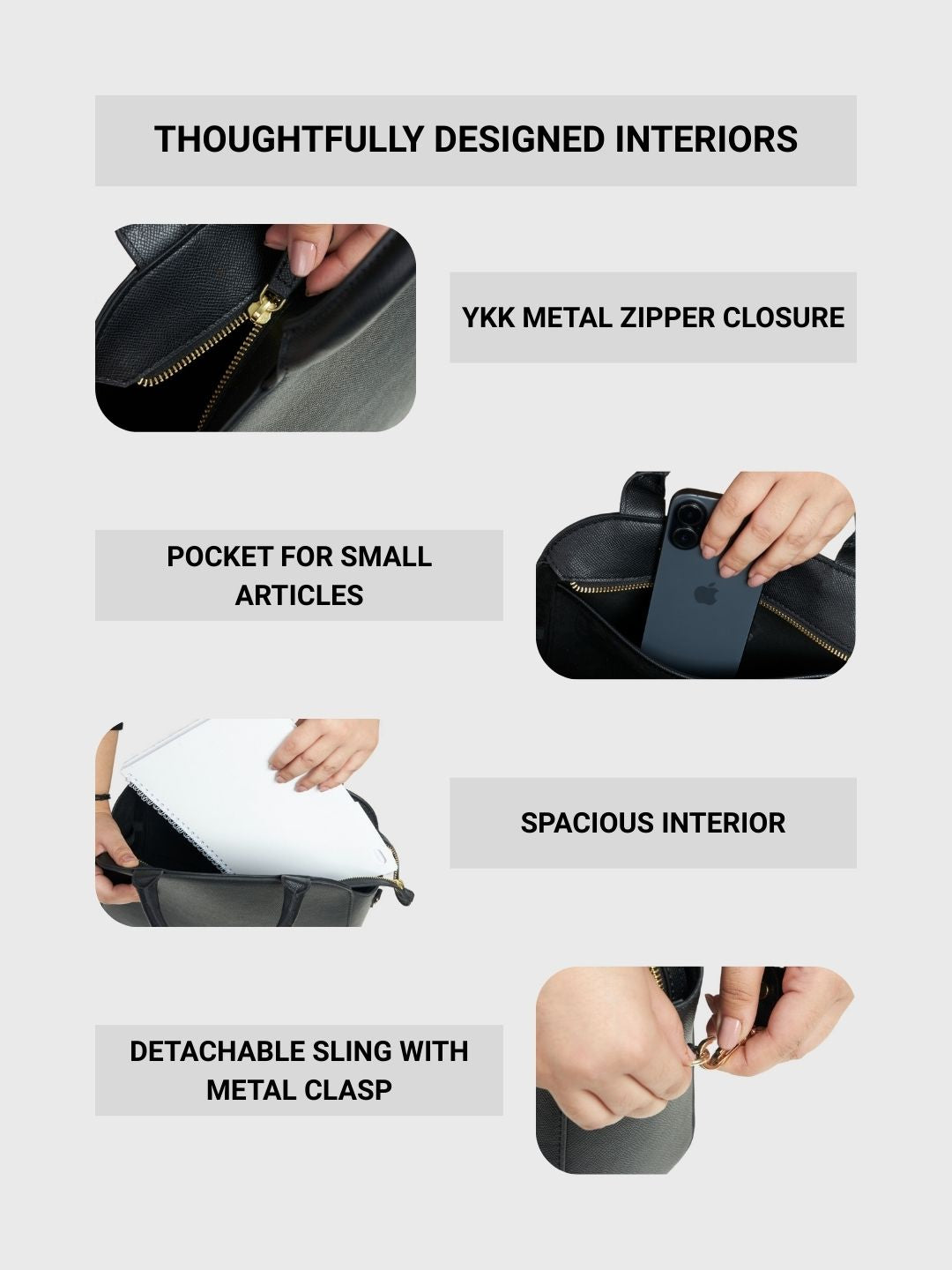 Denice Mini Sling - Black