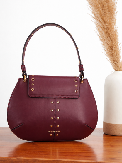 Dew Shoulder Bag - Wine