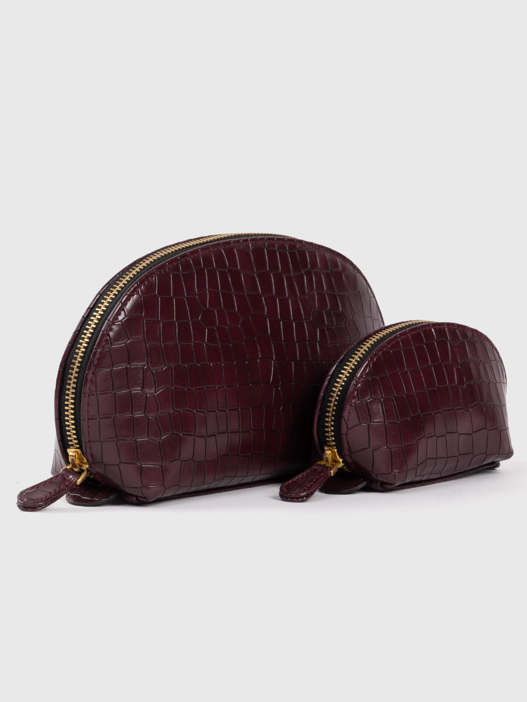 Cosmos Croco Pouch Wine - Set of 2