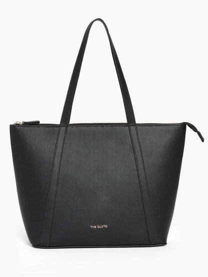 Aza Tote Black + Wallet Black