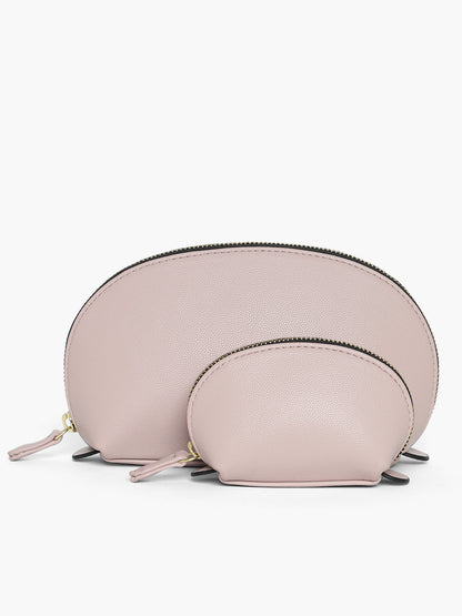 Aza Tote Pastel Pink & Cosmos Pouch Set Combo Pink
