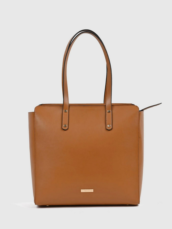 Beyond+ Tote with Zipper Tan